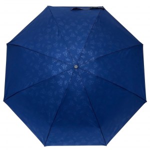 Женский мини зонт синего цвета, Три Слона, полный автомат, 3 сл.,арт.4806-3